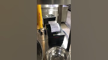 Kitchen Printer With Alarm Sound Light