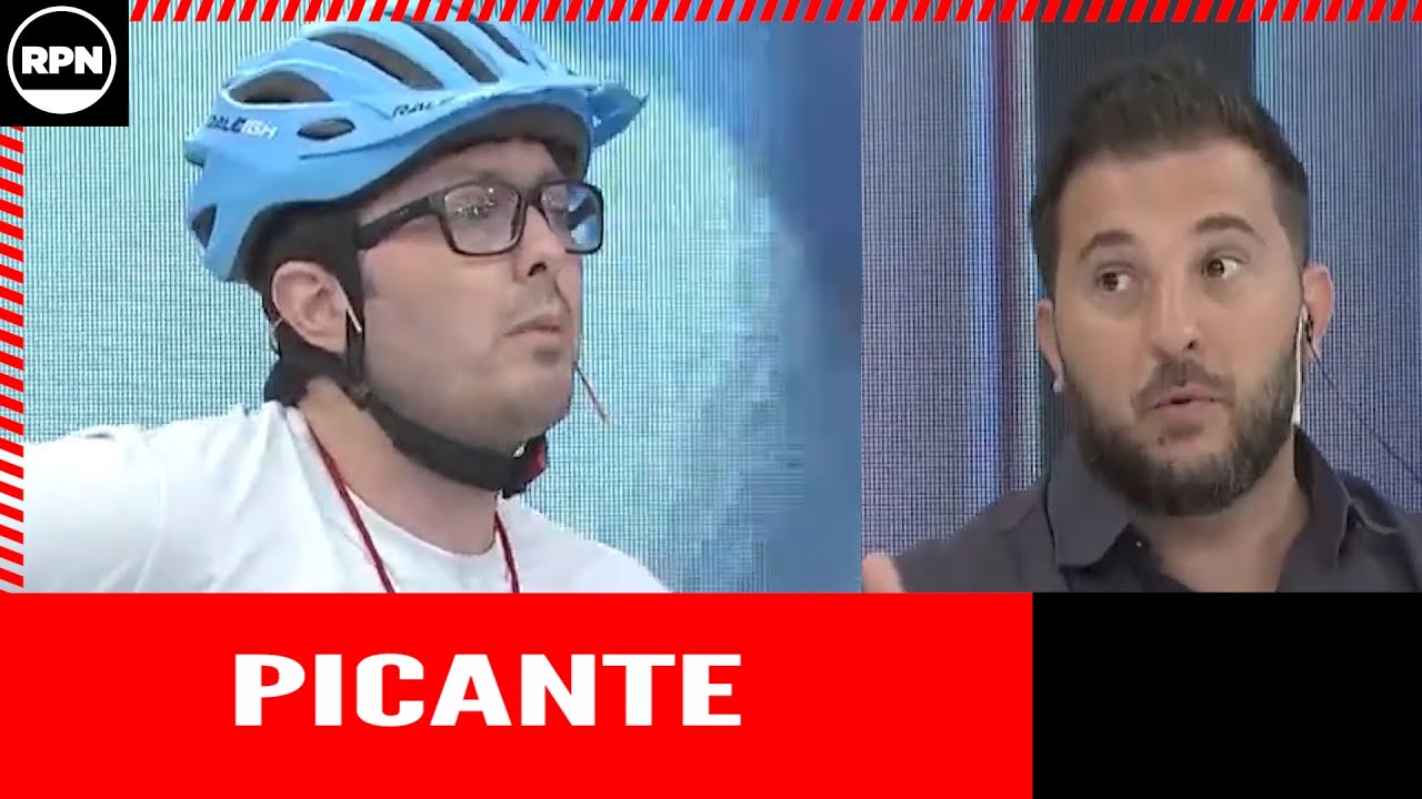 Brancatelli le llenó la cara de dedos al insoportable de BICIBANDIDO en vivo