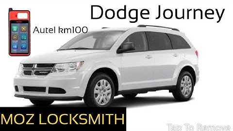 Dodge Journey All Key Lost using Autel km100