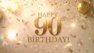 Happy 90th Birthday! ✨ Rare & Beautiful 90 Year Wish🩷