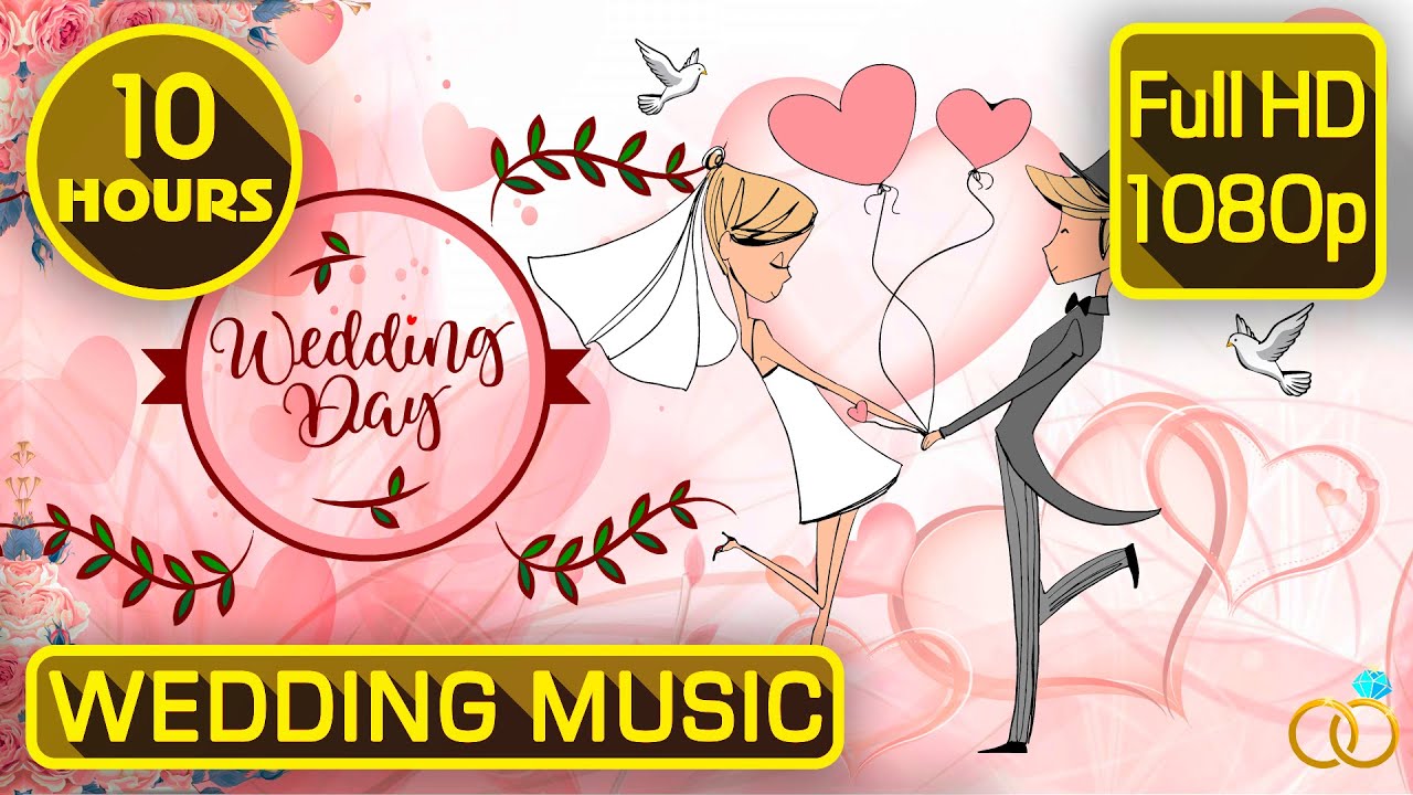 День свадьбы - музыкальный видео фон 2022