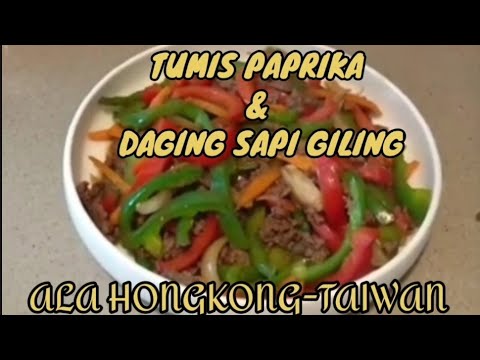 Masak Daging Sapi Giling Ala Hongkong