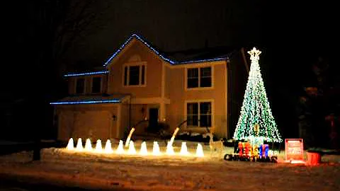 2010 Caminiti Christmas Light Show, Wizards in Winter Westerville, Oh