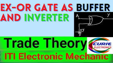 EX OR GATE AS BUFFER AND INVERTER