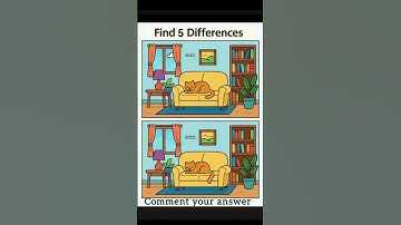 Can You Find All 5 Differences? Hard Level 🧩Puzzle #satisfyingvideo #mindgame #challenge #ytshorts