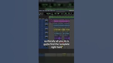 How to import any #protools templates into any session #singer #musicproduction #music #audiomixing