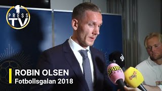 Robin olsen - årets målvakt fotbollsgalan 2018