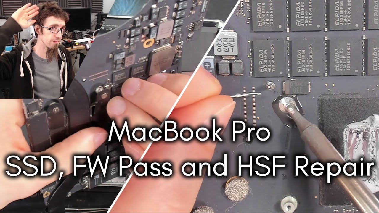 MacBook Pro Heatsink Standoff Repair New SSD FW Pass Removal LFC 285 YouTube