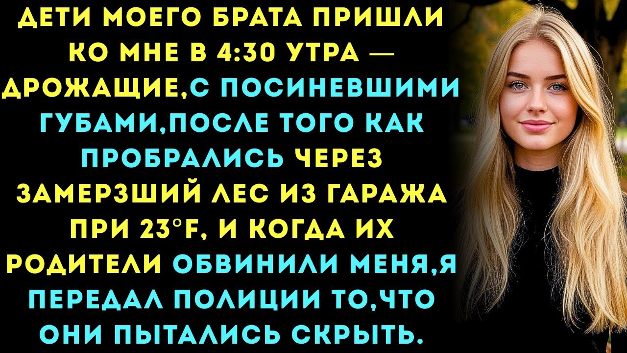 «Дети моего брата постучали в мою дверь в 4:30 утра — их родители оставили их мёрзнуть в пижамах.»