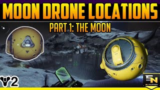 Destiny 2 | Moon Security Drone Locations! All 10 Security Drones on Luna