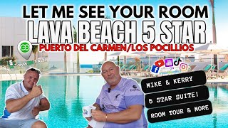 I didn't expect this! Luxury: ⭐⭐⭐⭐⭐ 5-Star Sneak Peek: Lava Beach Suite! | Full Hotel Room Tour