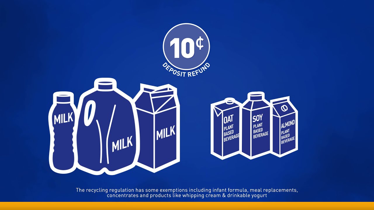 Recycling Milk Containers - Regional Recycling Depot - BC Canada
