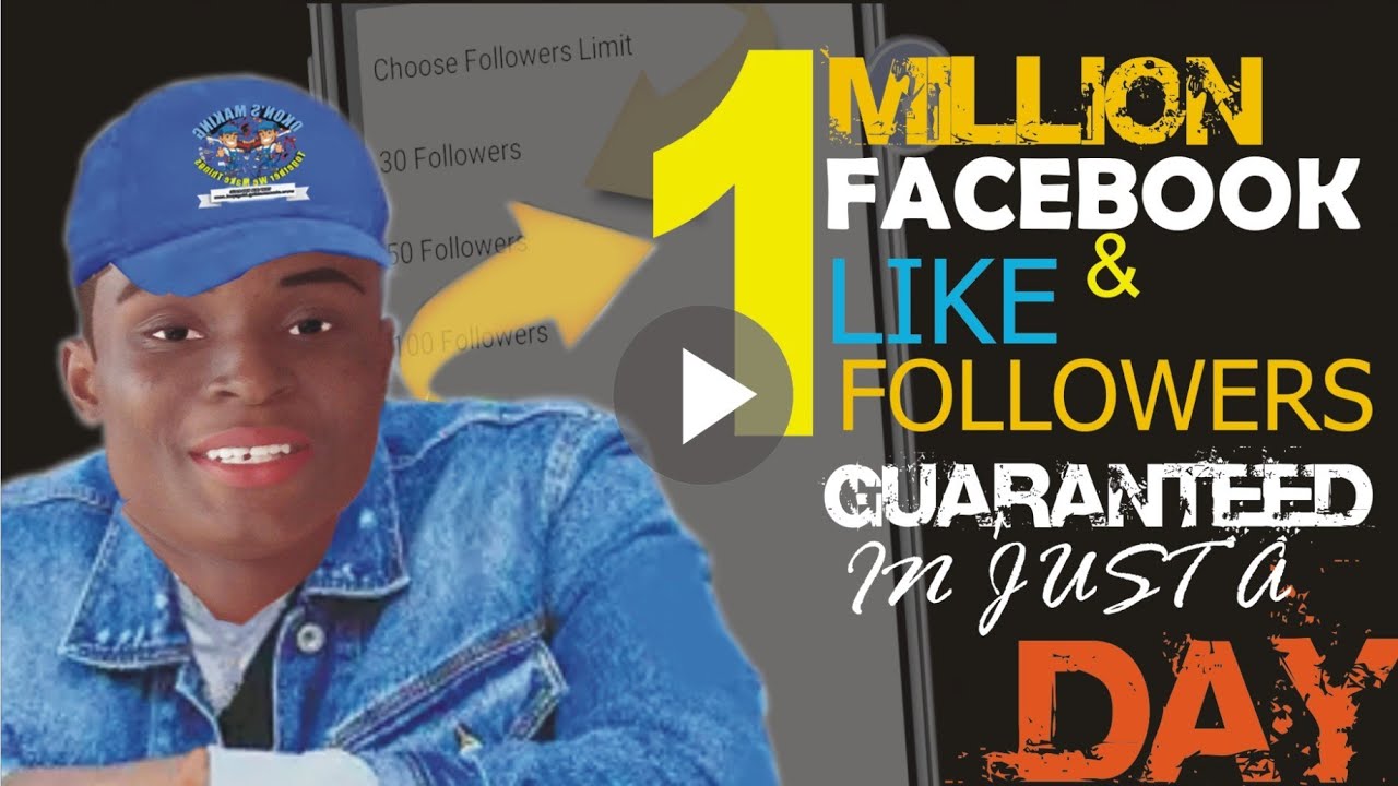 How to Have 1 Million Facebook Like and Followers In Just a Day- FREE ...