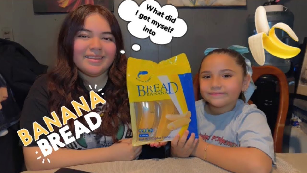 Trying banana shaped banana bread 🥴 “FUNNY”😆 