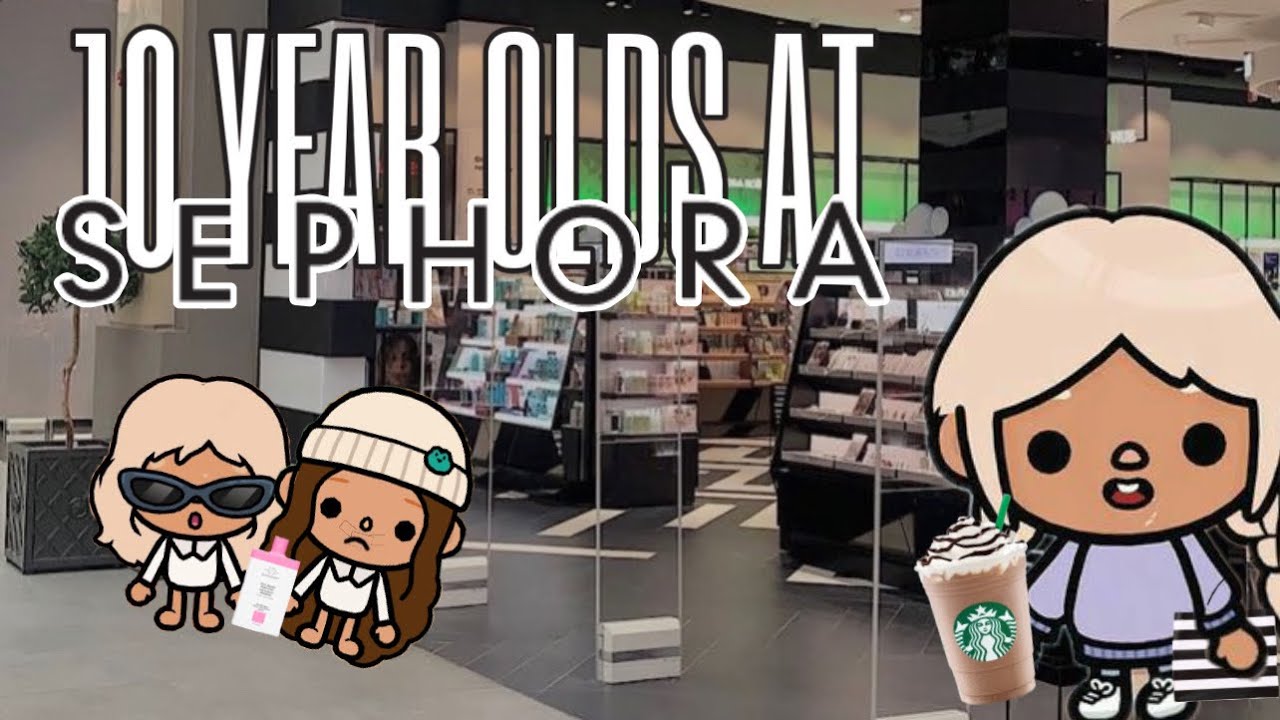 10 Year Olds At Sephora 🤍🖤 WITH VOICES 🤍🖤 Special Voices 🤍🖤 Toca Boca ...