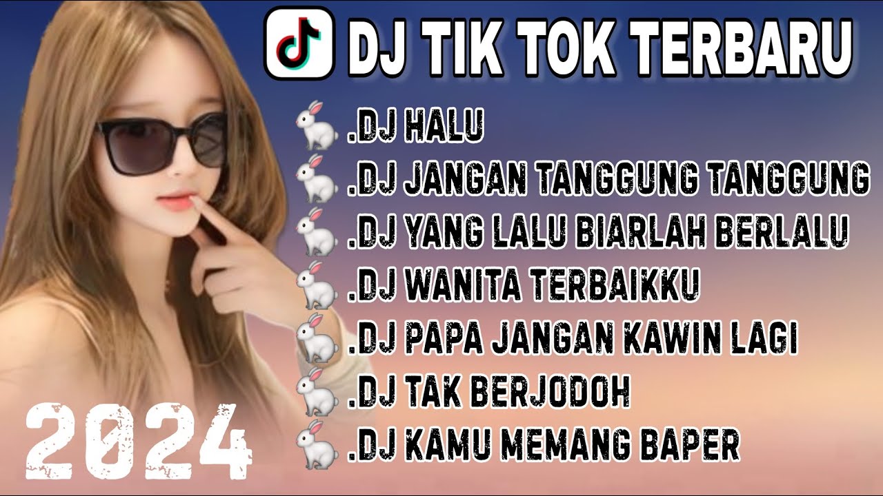 DJ SLOW BASS TERBARU 2024 | JIKA DITAKDIRKAN DIA UNTUKKU - DJ HALU | REMIX VIRAL TIKTOK FULL ALBUM