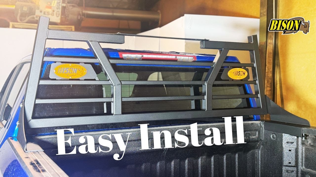 How to Install a Bison Truck Rack | Pickup Truck Rack Installation ...