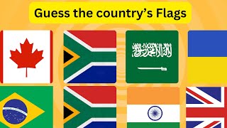 Guess the Country by the Flag Quiz 🌎🎯🤔 (Easy Edition)