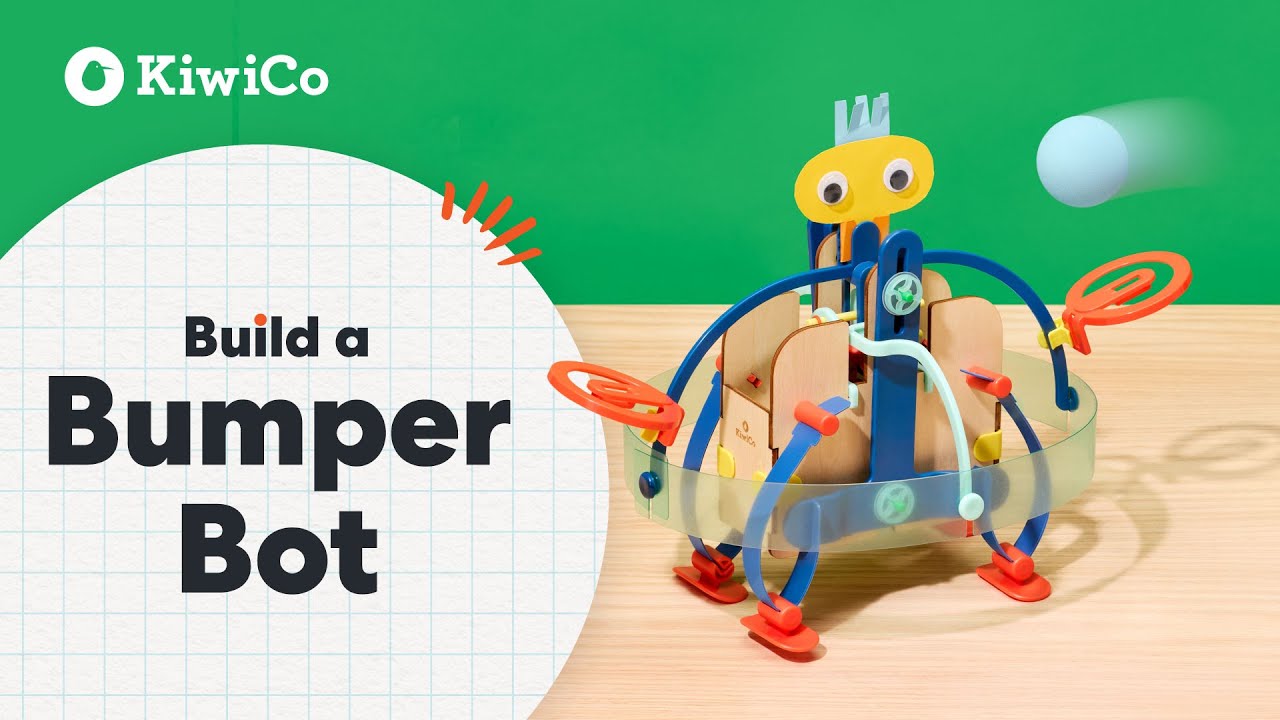 How to Build a Bumping Robot at Home | KiwiCo - YouTube