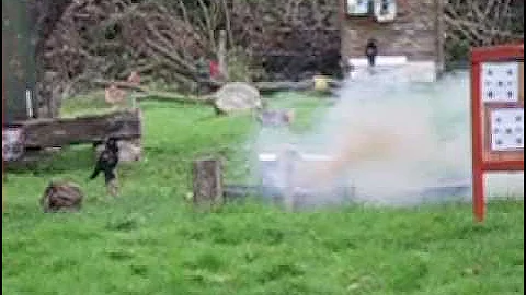 Fun with homemade exploding air rifle targets