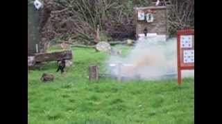 Fun with homemade exploding air rifle targets