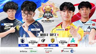 🔴 LIVE | MPL PH S17 | FILIPINO - Week 4 Day 3