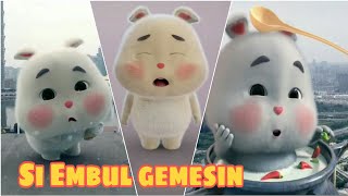 Si Embul Kelinci Lucu Lengkap  Tiktok Super Cute Fat Rabbit Compilation