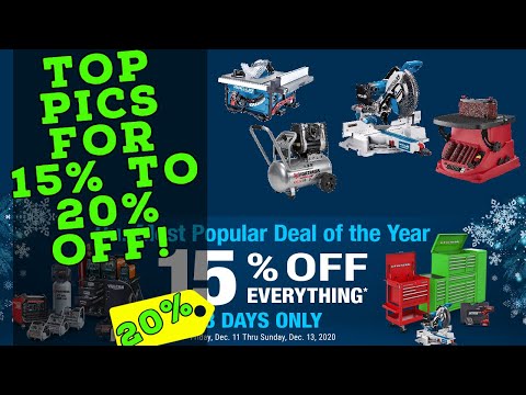 Top 10 Items to Use the 20% Off Coupon on at Harbor Freight!