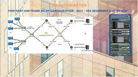 Fhrp Hsrp And Frame Relay Configuration   2021 - For Beginners step-by-step