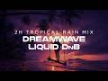 Violet Tides 🌴 Liquid Drum & Bass 2 Hour Tropical Rain Mix
