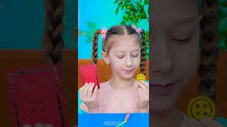 Let's Learn! 🤗 Sew Your Button Back Easily! ⏺️🧵✨#KidsCrafts #kidsvideo