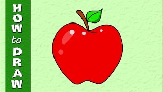 apple drawing draw educational getdrawings