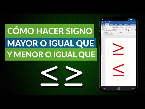 ¿Cómo PONER el SIGNO mayor o igual ≤ o menor o igual en el teclado? - Windows, Mac y Linux