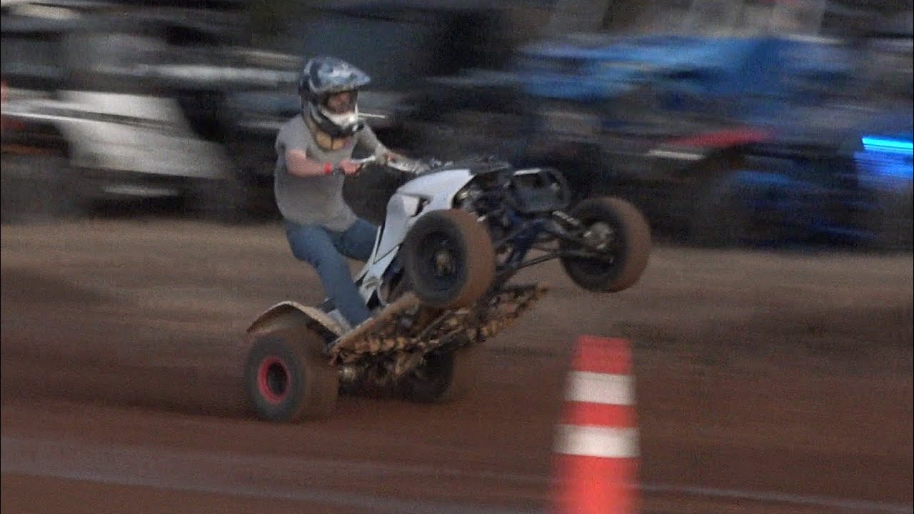 Atv and sxs drag race at the ridge offroad park - YouTube