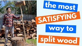 The Most Fun Way to Split Wood by Appalachian Wood 405 views 1 year ago 1 minute, 55 seconds