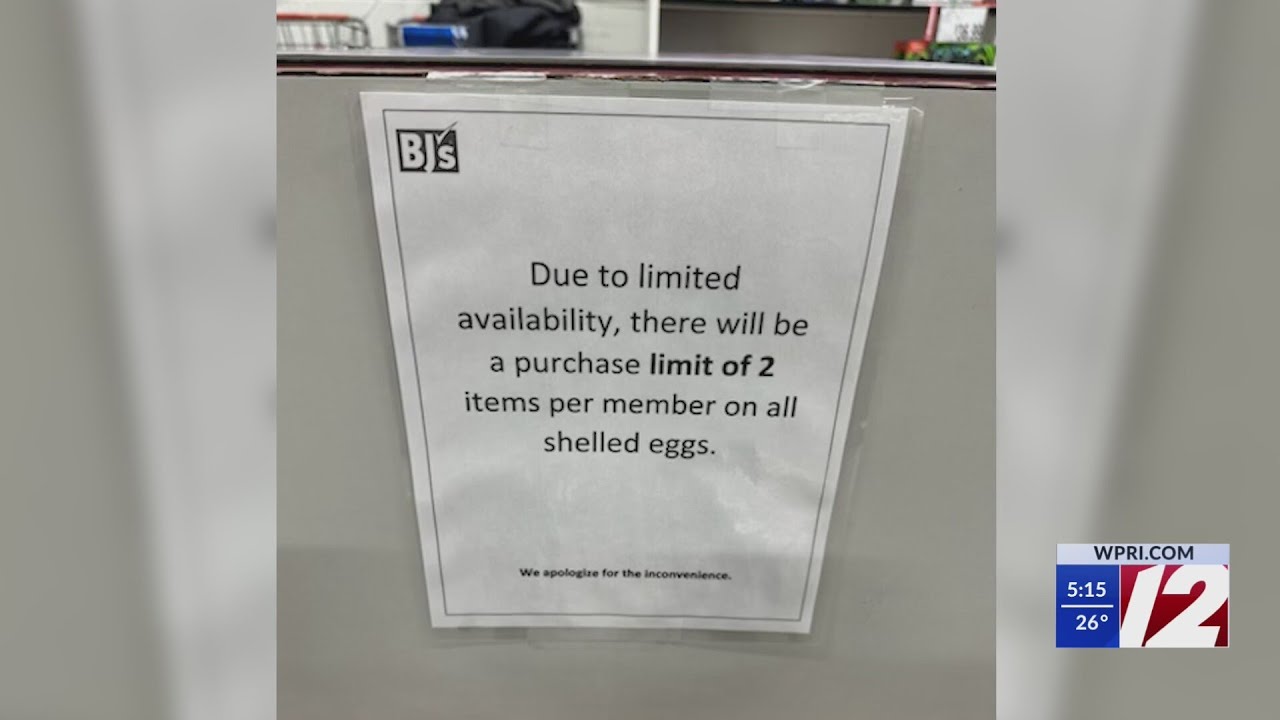 Egg prices raised, purchases limited amid bird flu - YouTube