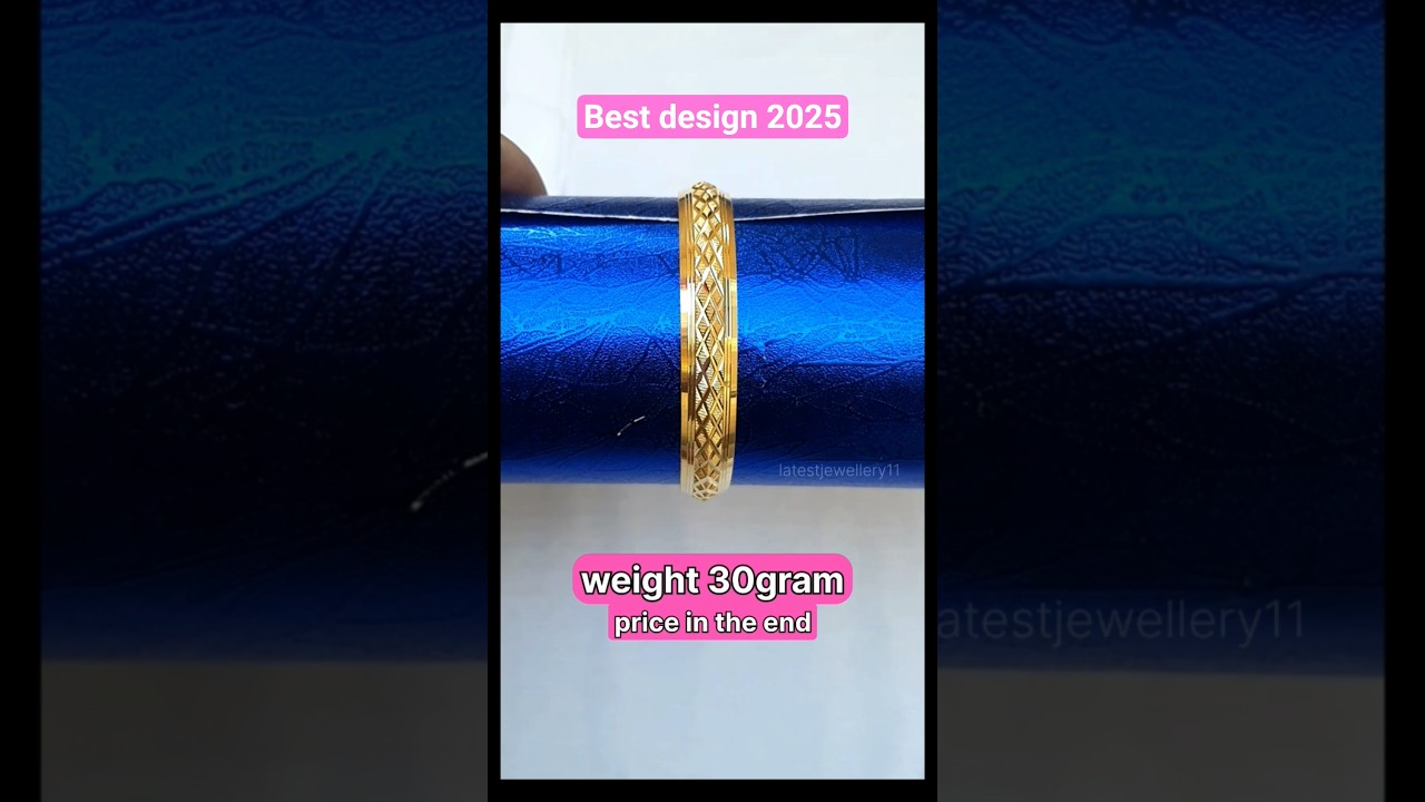 latest gold kada designs, gents kada designs, punjabi kada for men, gold kada for gents 