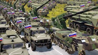 Today! May 19, Ukraine destroys a secret parking lot with thousands of Russian armored vehicles