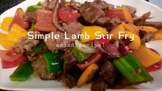 Very Simple Stir Fry Lamb Recipe   Charlyn 