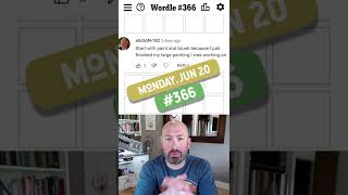 Today's Wordle is a work of art