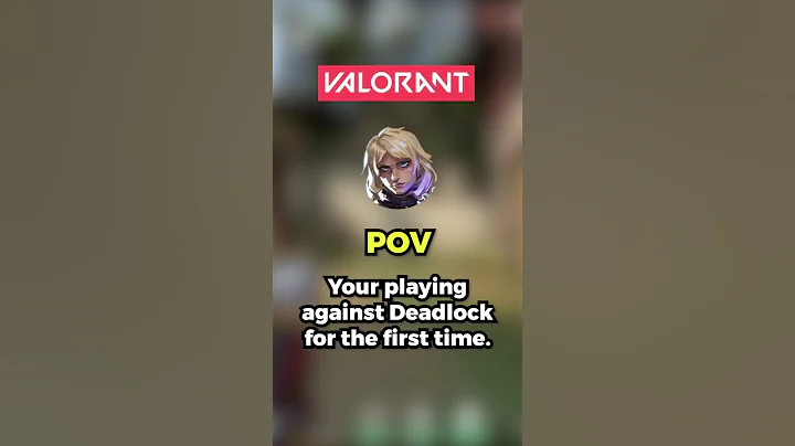 NEW VALORANT AGENT DEADLOCK IS CRAZY #valorantshorts