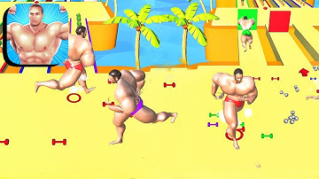 MUSCLE RACE 3D ​​GAMEPLAY | ALL LEVELS 3