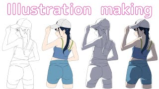 【光と影】光源の位置と陰影の描き方／〜Illustration making〜