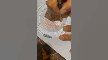 🌈SATISFYING Spirograph Reverse 🌀🌀◀️◀️ #asmr #satisfying #trending