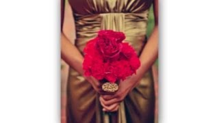 open lace back dress 16 inch Wide Fuchsia & Cream Bridal Bouquet main image 0