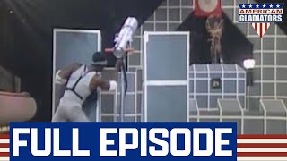 Rocket Bounces Off Gladiators Head In Assault | American Gladiators | Full Episode | S03E02