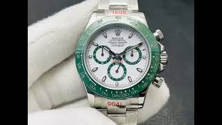 Rorex Vr 롤렉스 데이토나 코스모그래프 스테인리스 스틸 아이스 그린 116506N