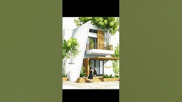 Modern Bamboo Home Style  Eco Friendly Architecture for the Future!##EcoArchitecture #sketchto3d