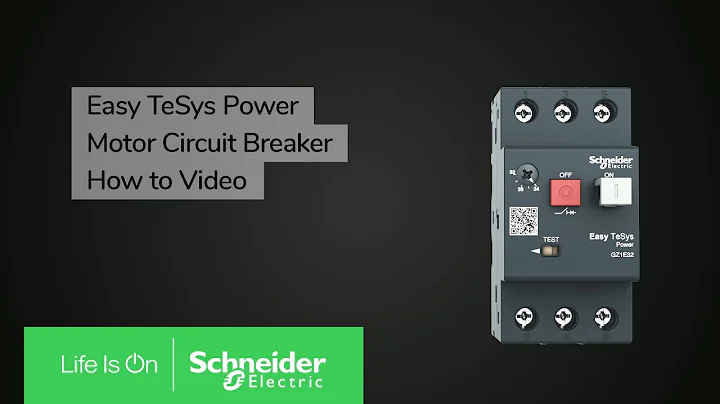 Easy TeSys How to video Motor Circuit Breaker | Schneider Electric