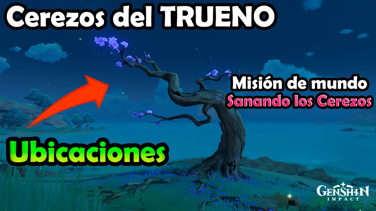 Ubicaciones de CEREZOS del TRUENO ⚡